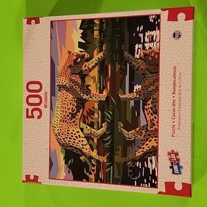 (J24) 500 piece wildlife jigsaw puzzle